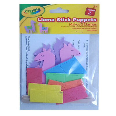 Crayola Llama Stick Puppets RRP £1 CLEARANCE XL 99p